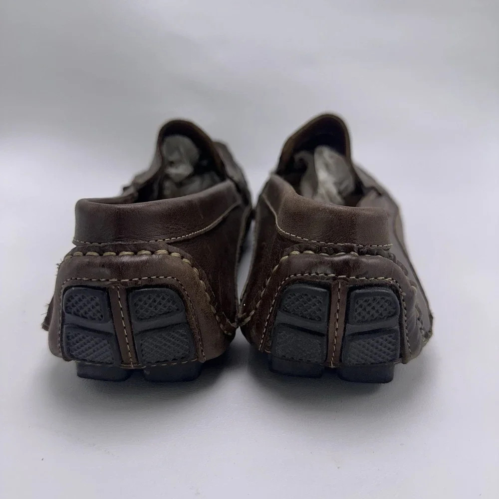 Clarks‎ England Mansell Men's Shoes Size 11 M Brown Leather Driving Loafers